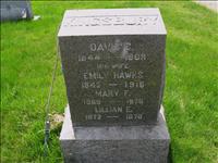 Kingsbury, David C., Emily (Hawks), Mary F. and Lillian E